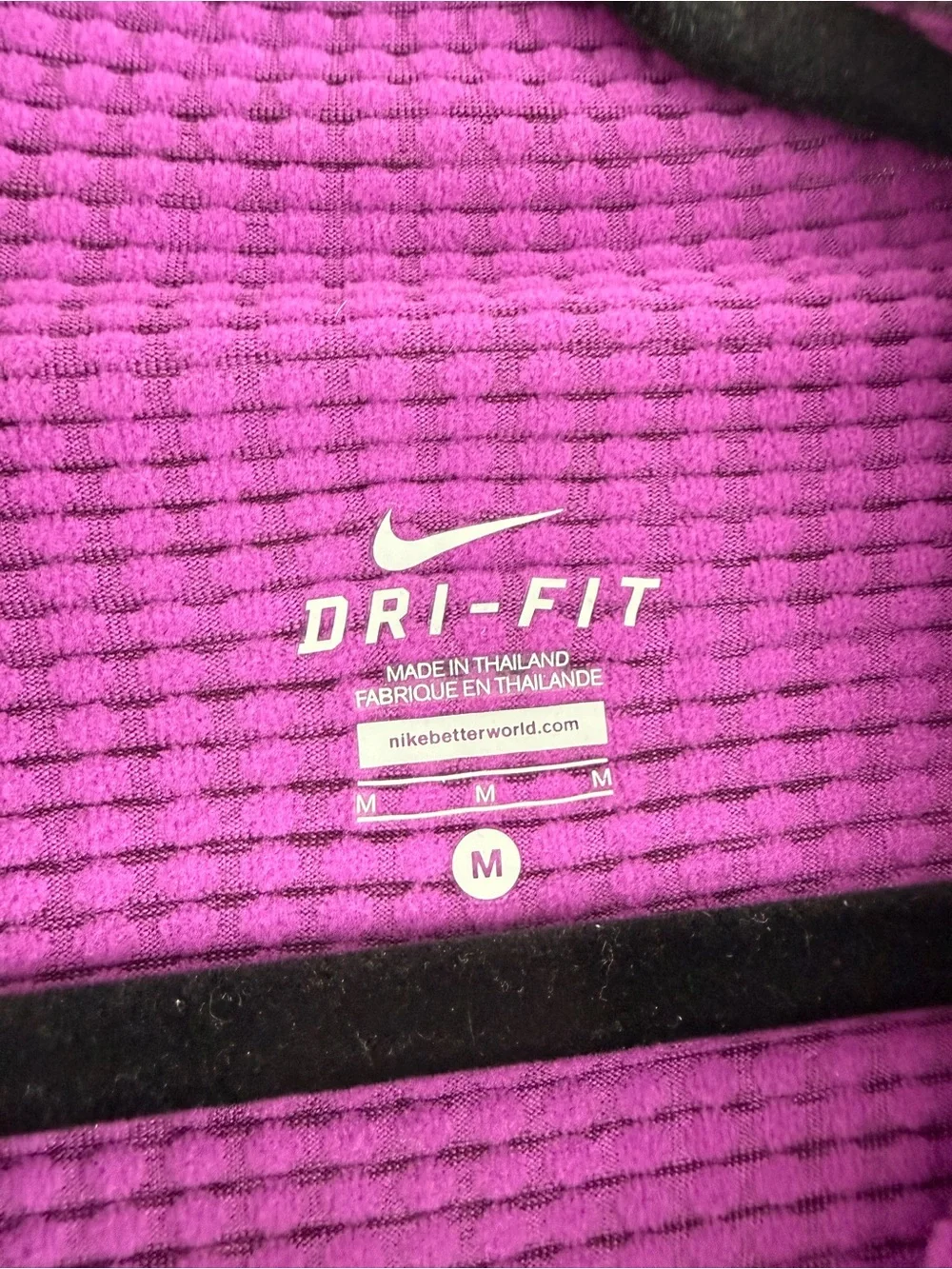 Nike Women’s Purple Heather Quarter‑Zip Running Pullover